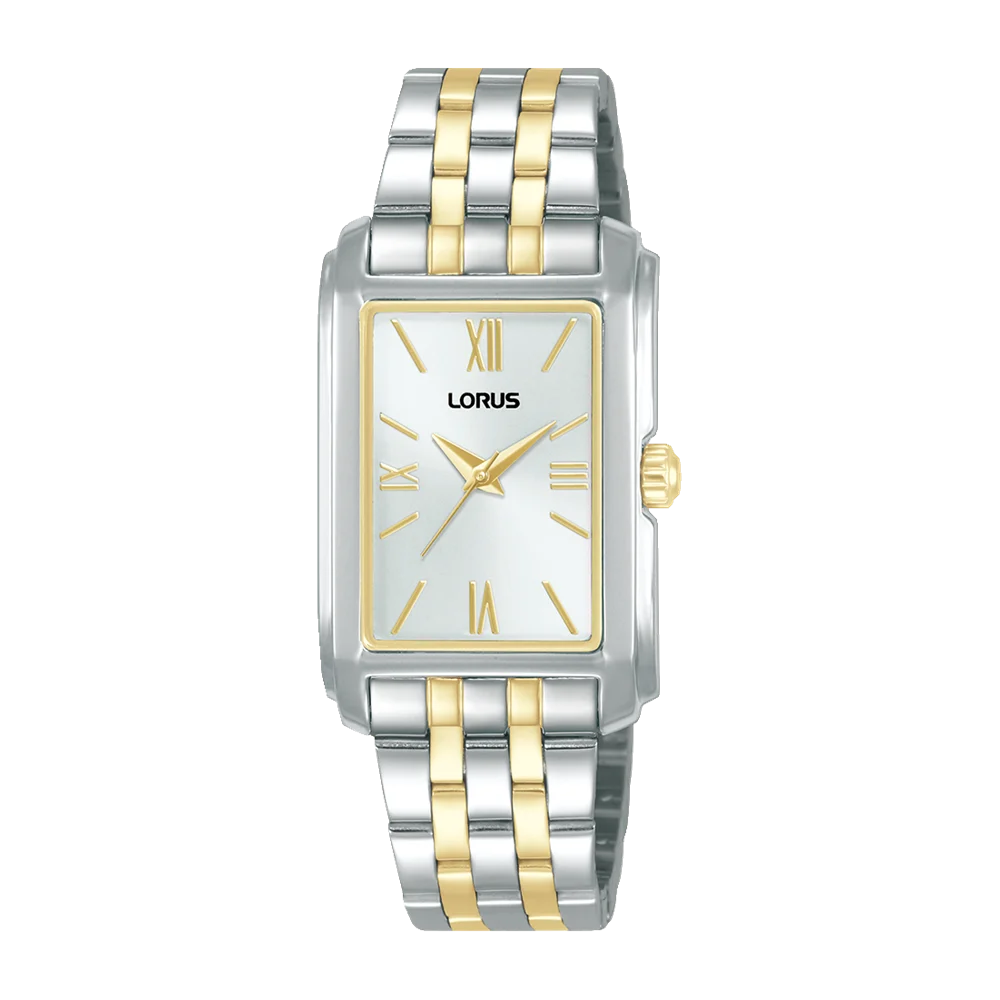 Lorus Ladies Dress Watch RRX73JX-9 Two Tone Stainless Steel Quartz 23.9mm