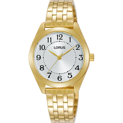 Lorus Ladies Gold Tone Stainless Steel Analogue Watch - RG286UX-9