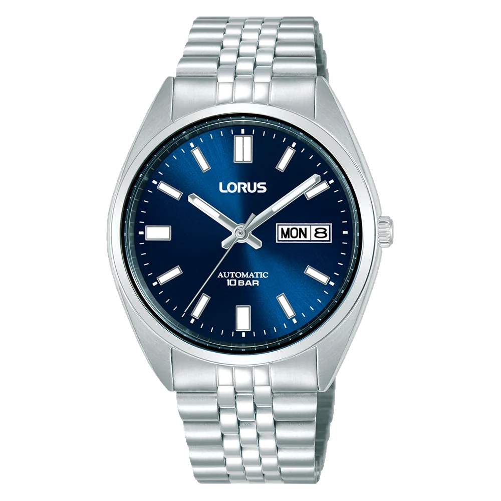 Lorus RL429CX-9 Men's Automatic Watch Blue Dial Stainless Steel 39mm