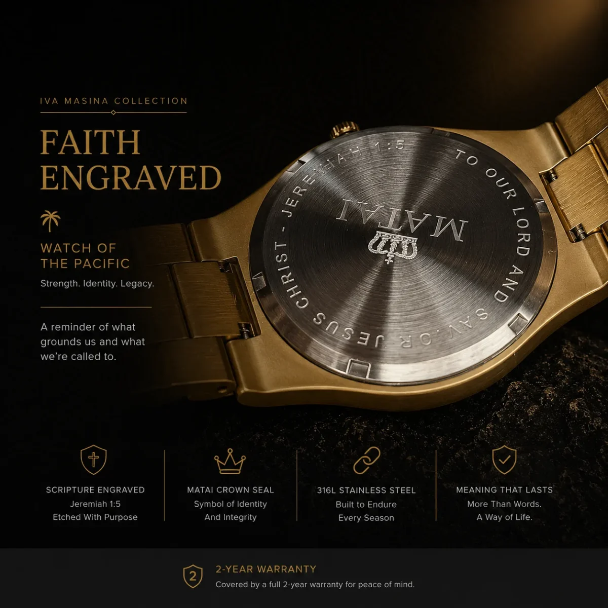 MATAI - IM3 Timepiece 34mm – Iva Masina Collection