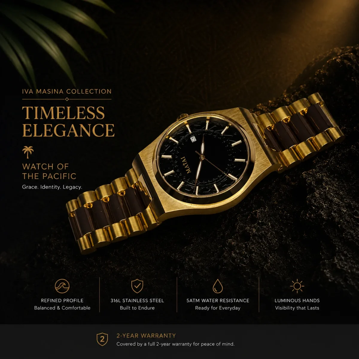 MATAI - IM3 Timepiece 40mm – Iva Masina Collection