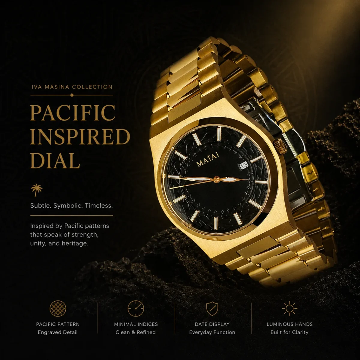 MATAI - IM3 Timepiece 40mm – Iva Masina Collection