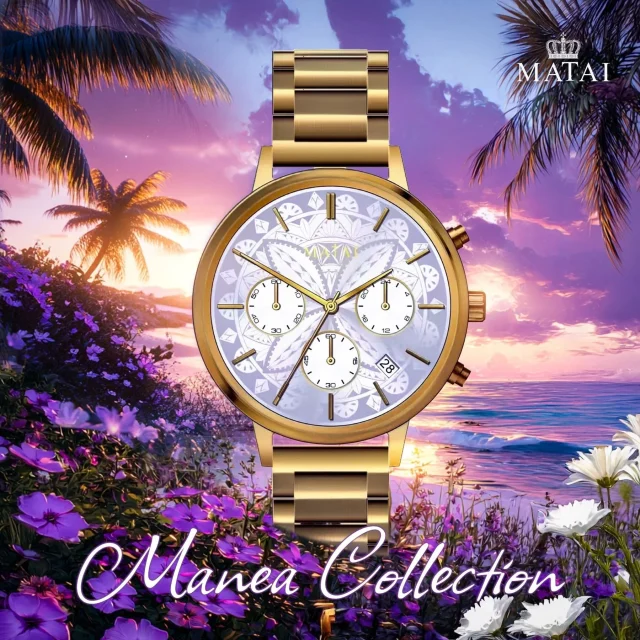 MATAI MANEA Collection 1:3 | Women Watch | Gold White