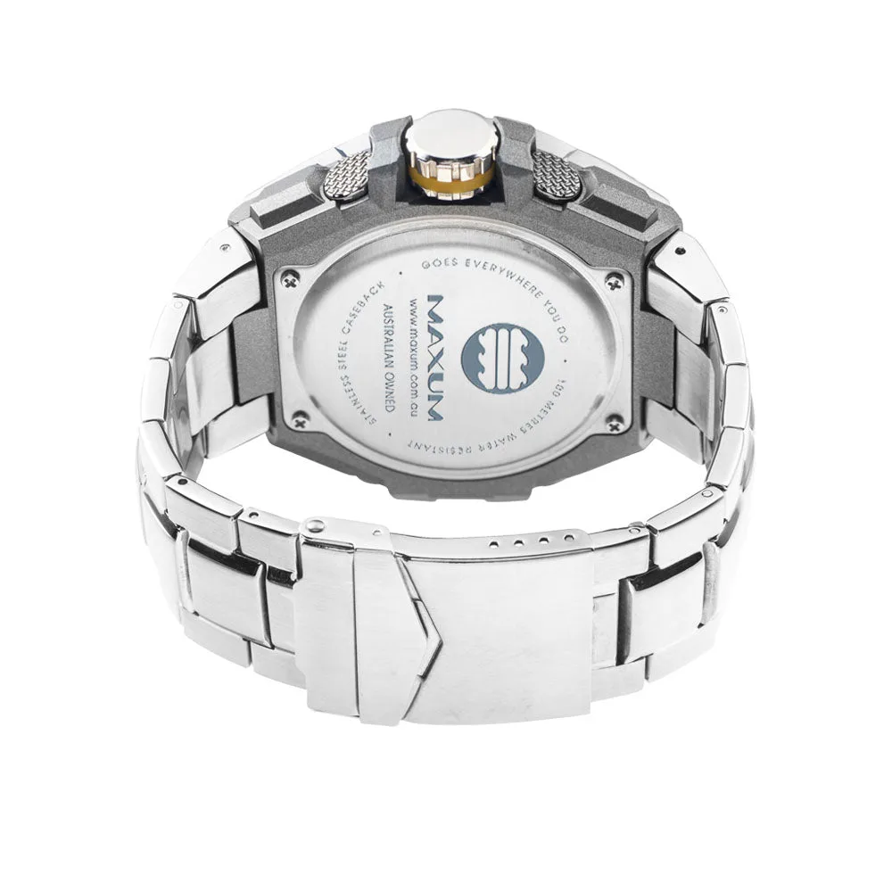 Maxum Bulk Stainless Steel Analogue & Digital 100M WR - X1720G2