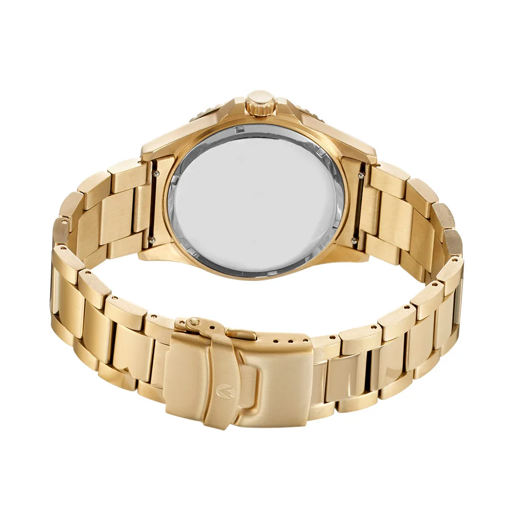 Maxum Prince Gold Case & Bracelet with Black Dial 200m WR - MW23100G03