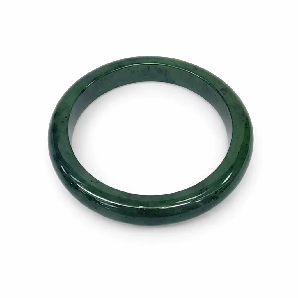 New Zealand Greenstone Bangle 65mm - GSJ65/01