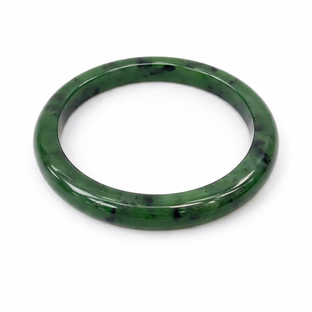 New Zealand Greenstone Bangle 65mm - GSJ71/02