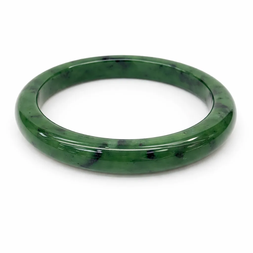 New Zealand Greenstone Bangle 65mm - GSJ71/02