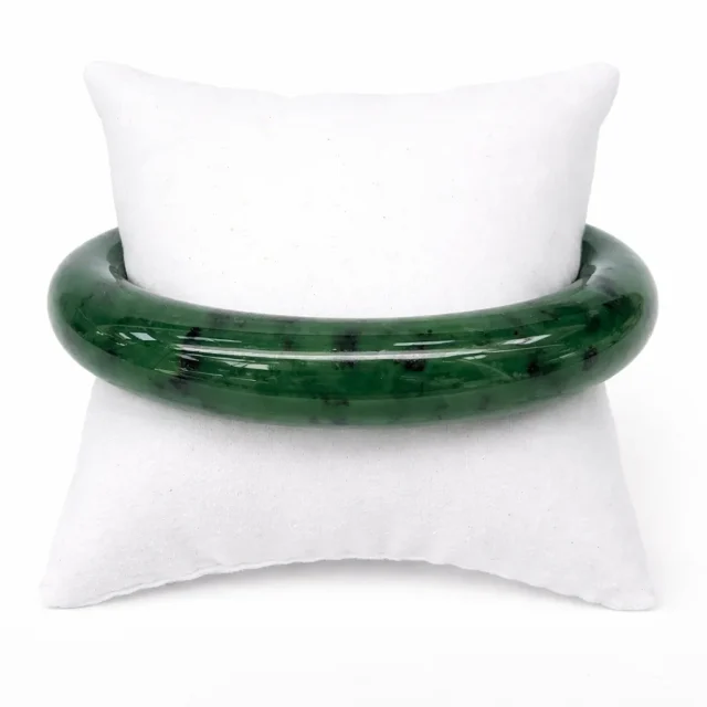 New Zealand Greenstone Bangle 65mm - GSJ71/02