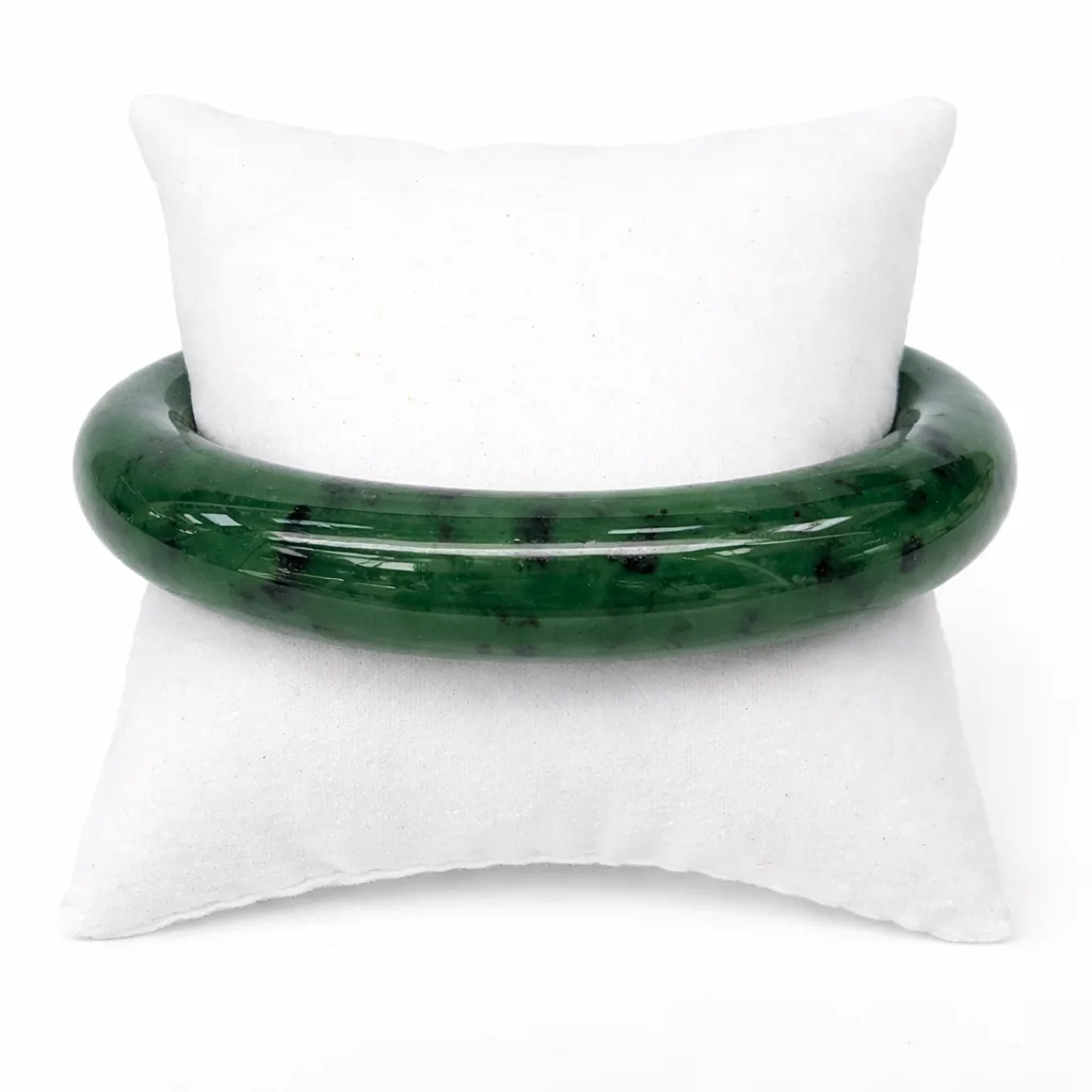 New Zealand Greenstone Bangle 65mm - GSJ71/02