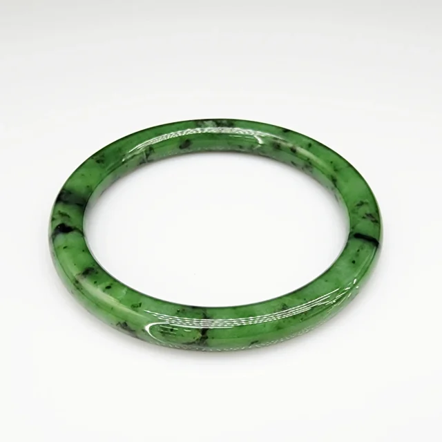 New Zealand Greenstone Bangle 71mm - BAN.65XL