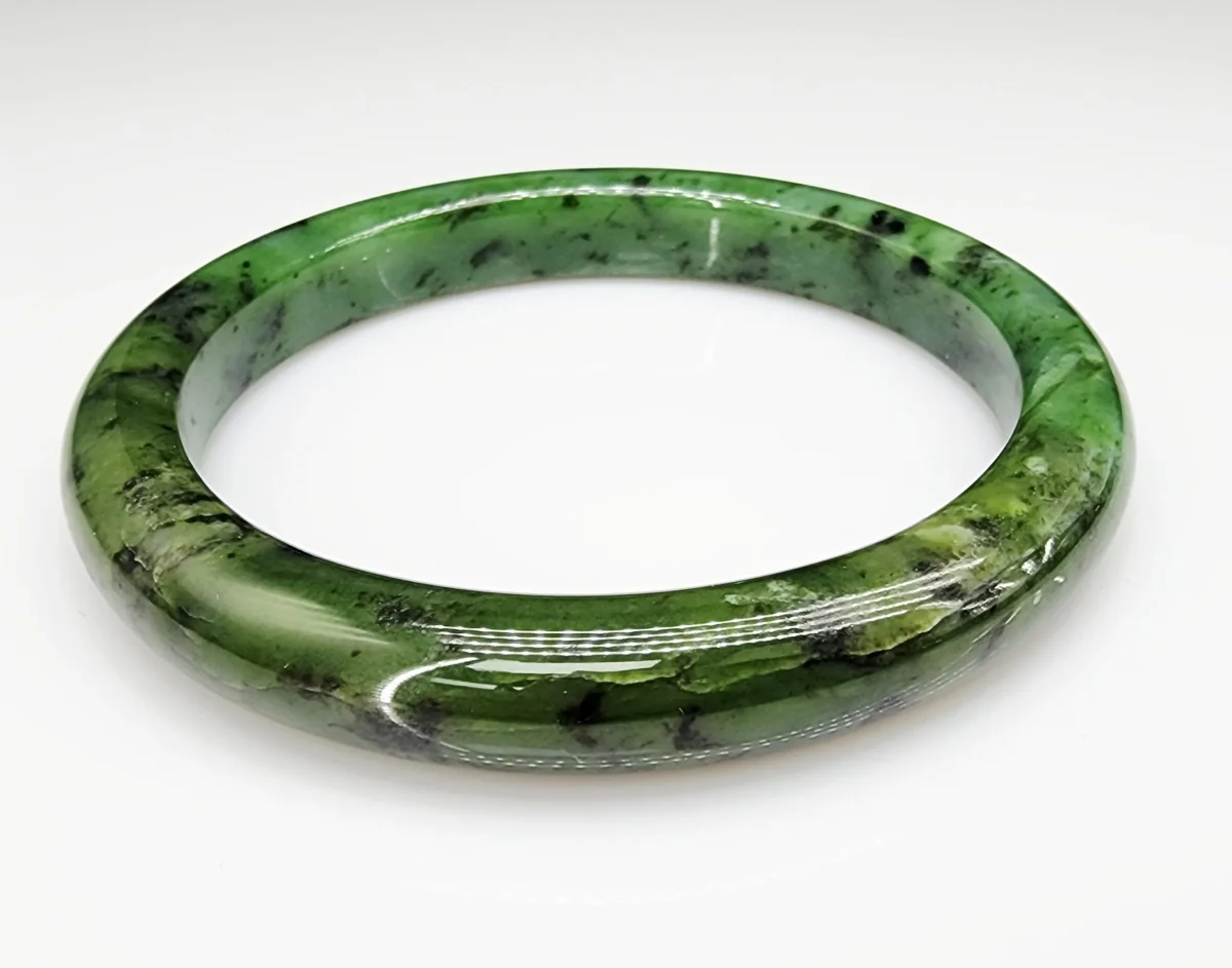 New Zealand Greenstone Bangle 70mm - BANWX.120