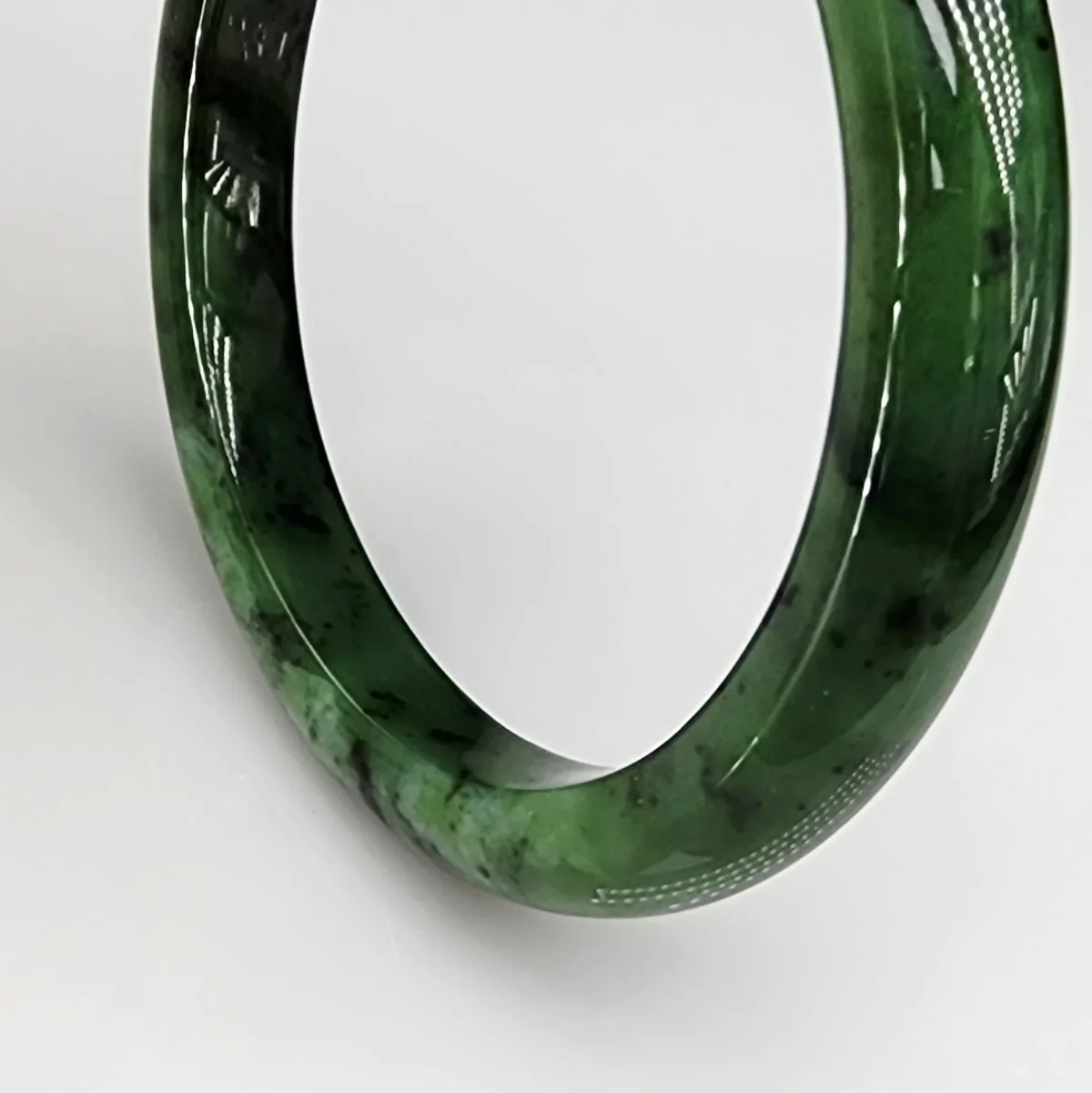 New Zealand Greenstone Bangle 70mm - BANWX.120