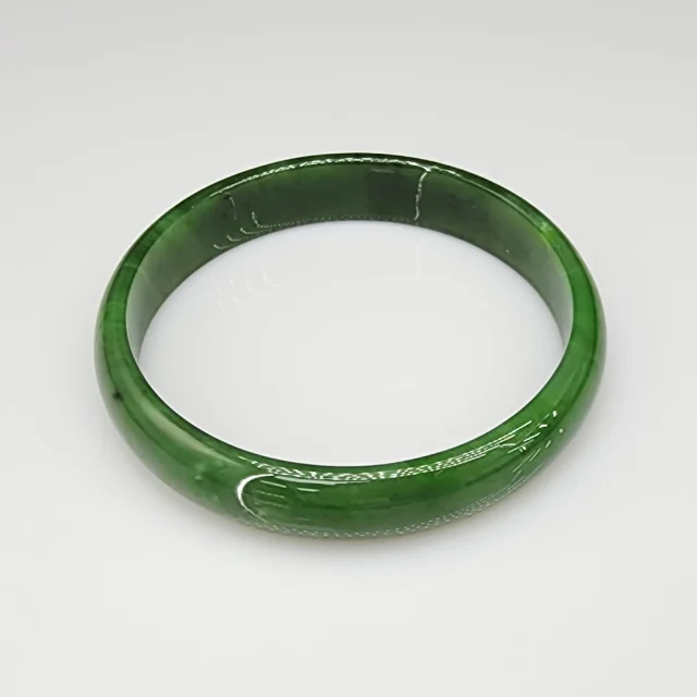 New Zealand Greenstone Bangle 73mm - BANW.140