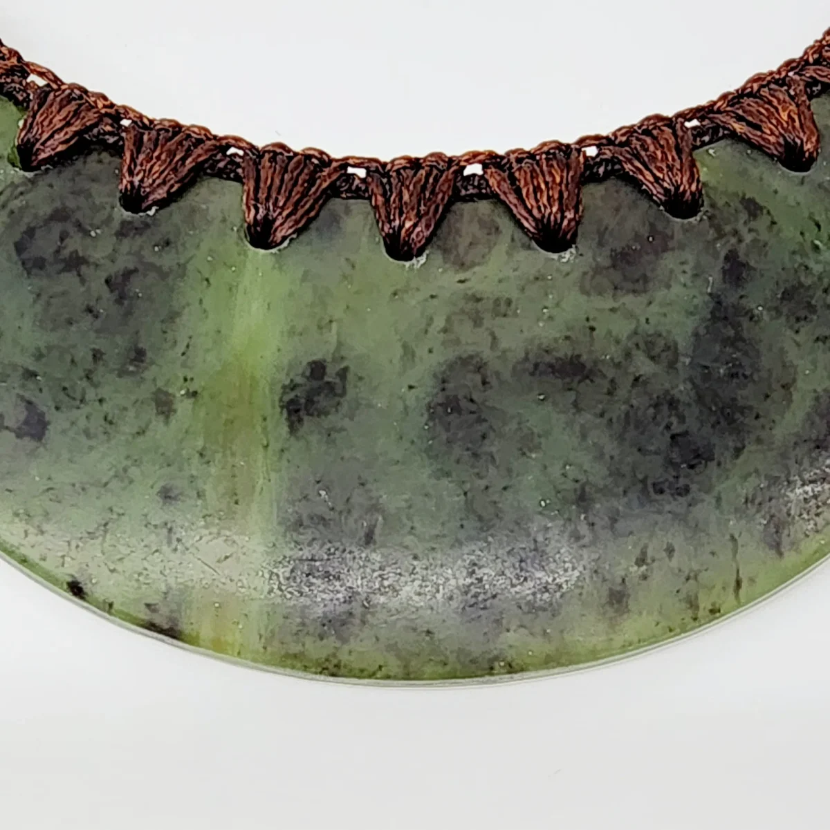 New Zealand Greenstone Breast Plate Necklace