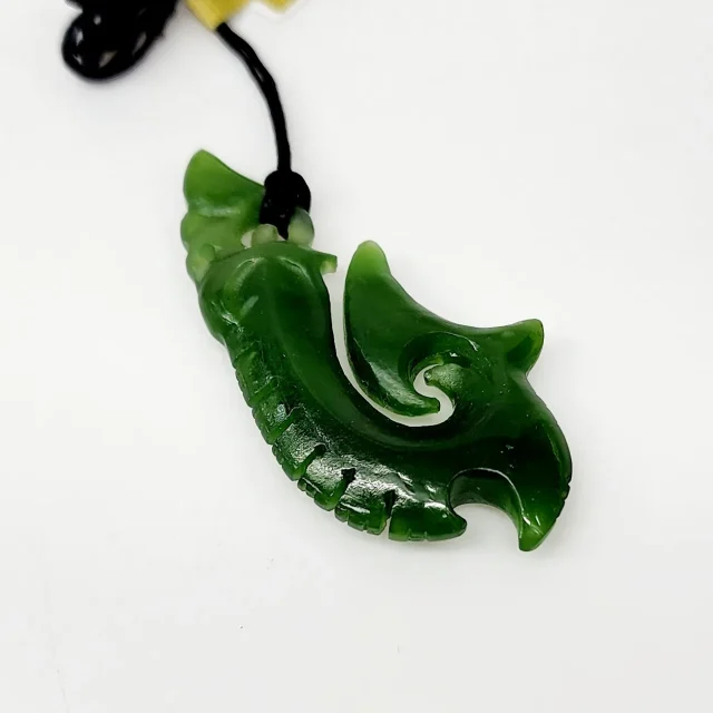 New Zealand Greenstone Manaia Necklace
