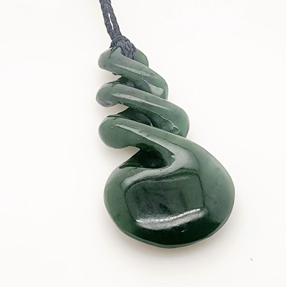 New Zealand Pounamu 75mm Triple Twist Necklace - HPN333.150