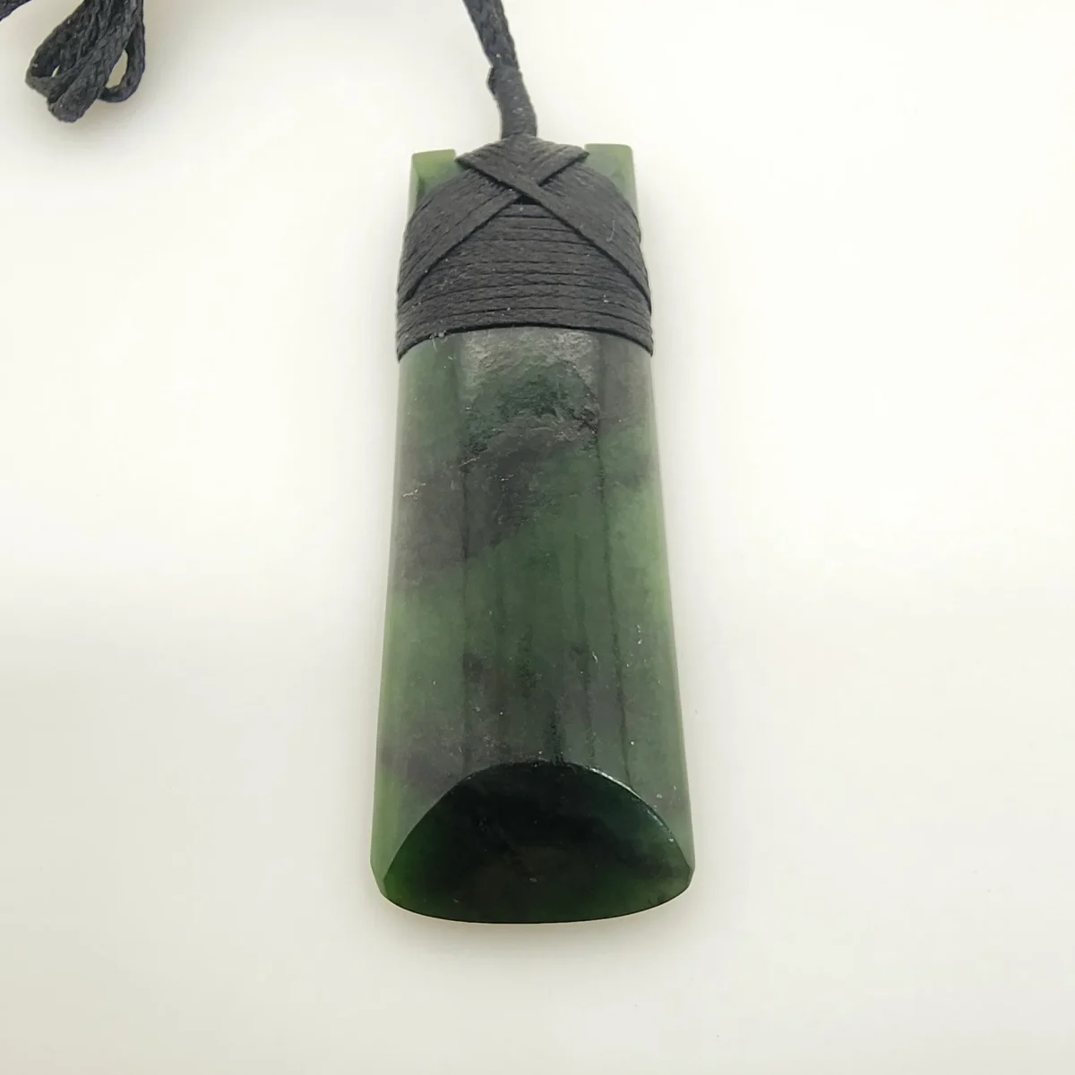 New Zealand Pounamu Bounded Toki Necklace - HPFF60.60G