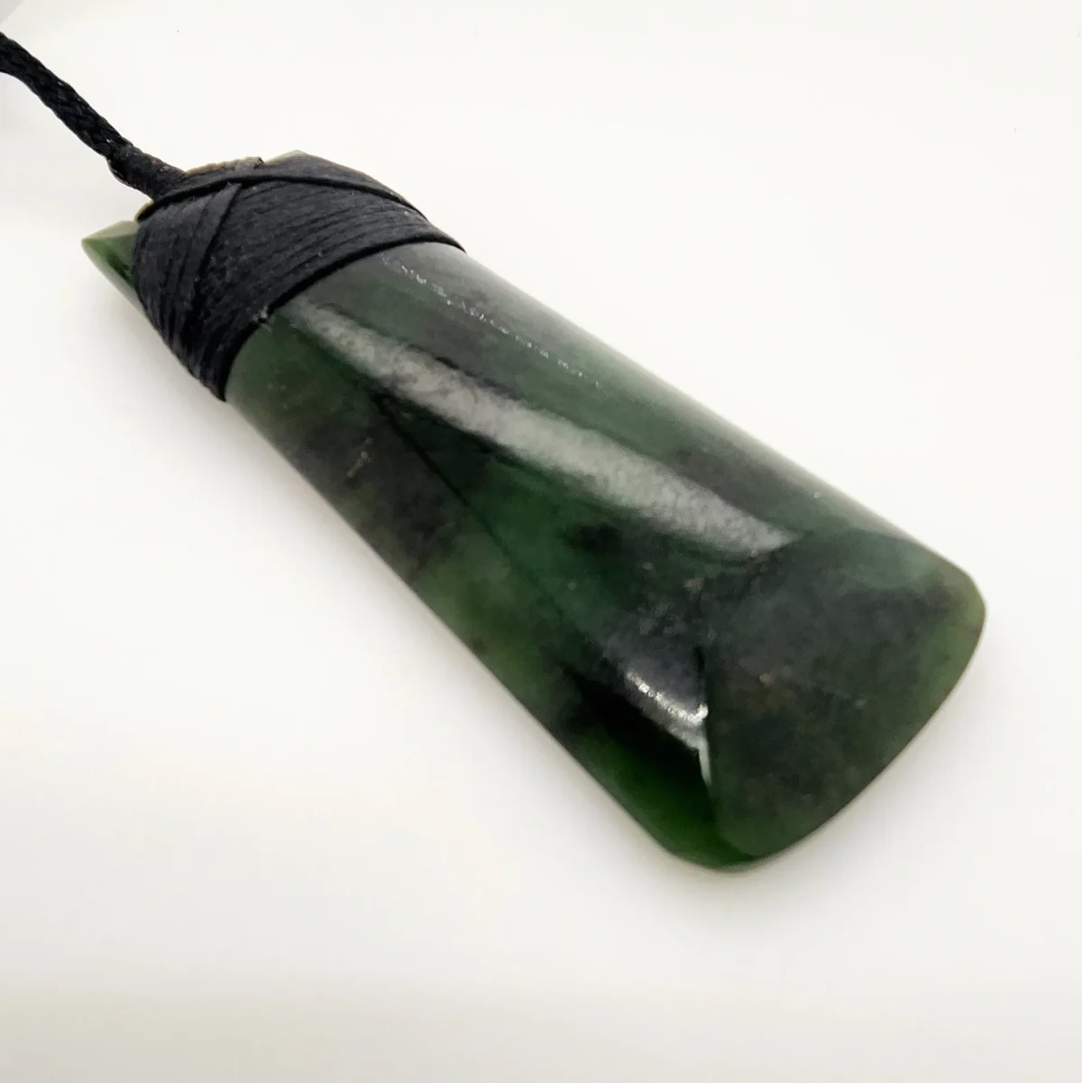 New Zealand Pounamu Bounded Toki Necklace - HPFF60.60G