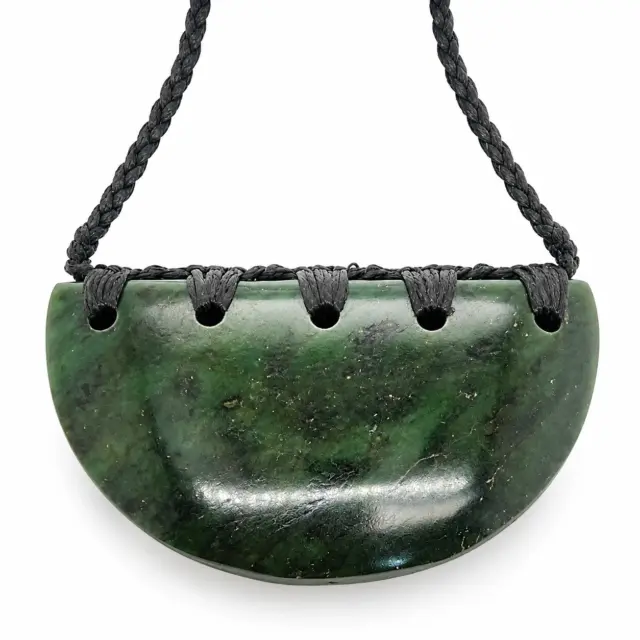 New Zealand Pounamu Breast Plate Necklace - HPN926.70