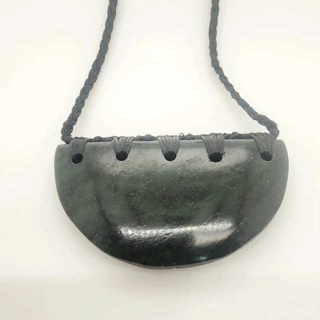 New Zealand Pounamu Breast Plate Necklace - HPN926.70