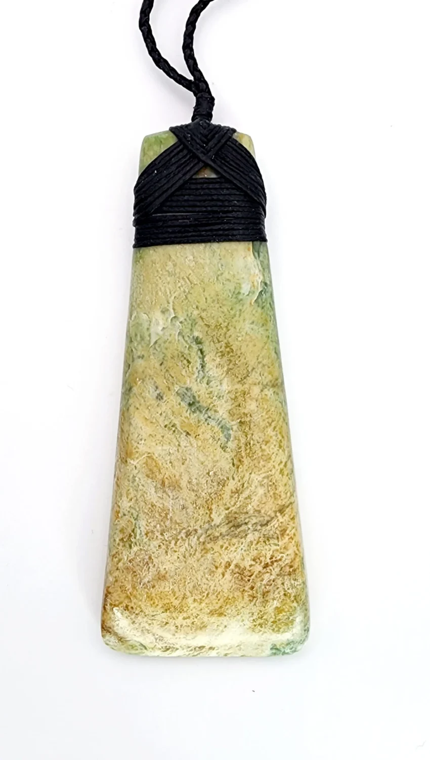 New Zealand Pounamu Flower Jade Bounded Toki