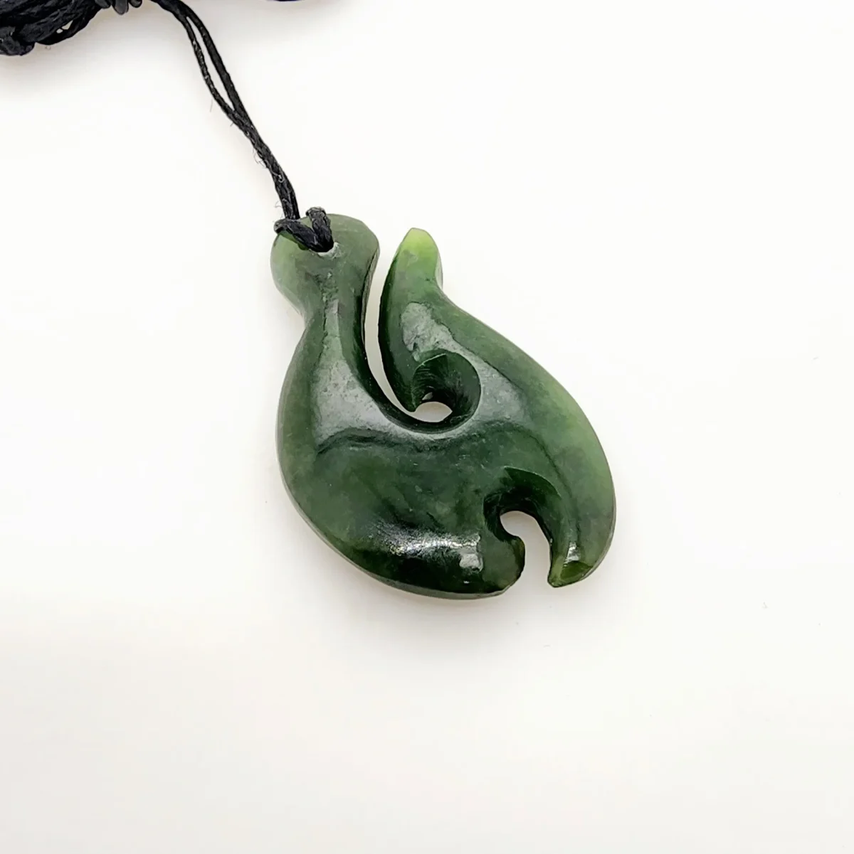 New Zealand Pounamu Hook Necklace - HPN007.50