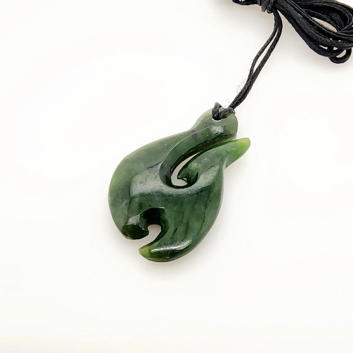 New Zealand Pounamu Hook Necklace - HPN007.50