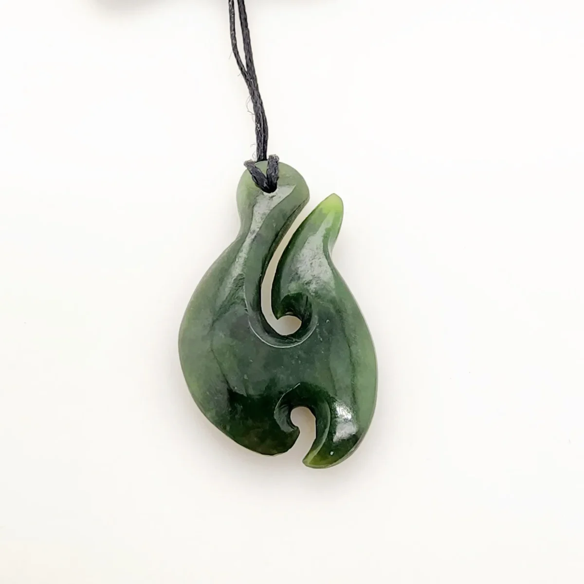 New Zealand Pounamu Hook Necklace - HPN007.50