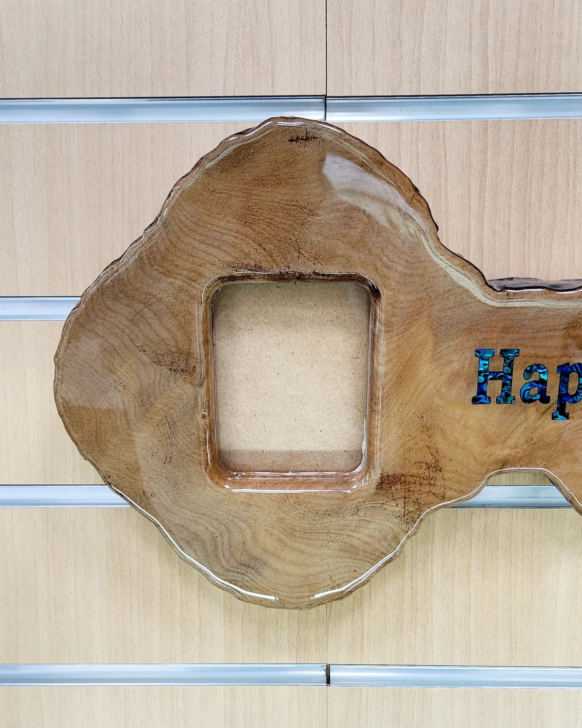 New Zealand Swamp Kauri 21st Wooden Key with Photo Insert - KW2506