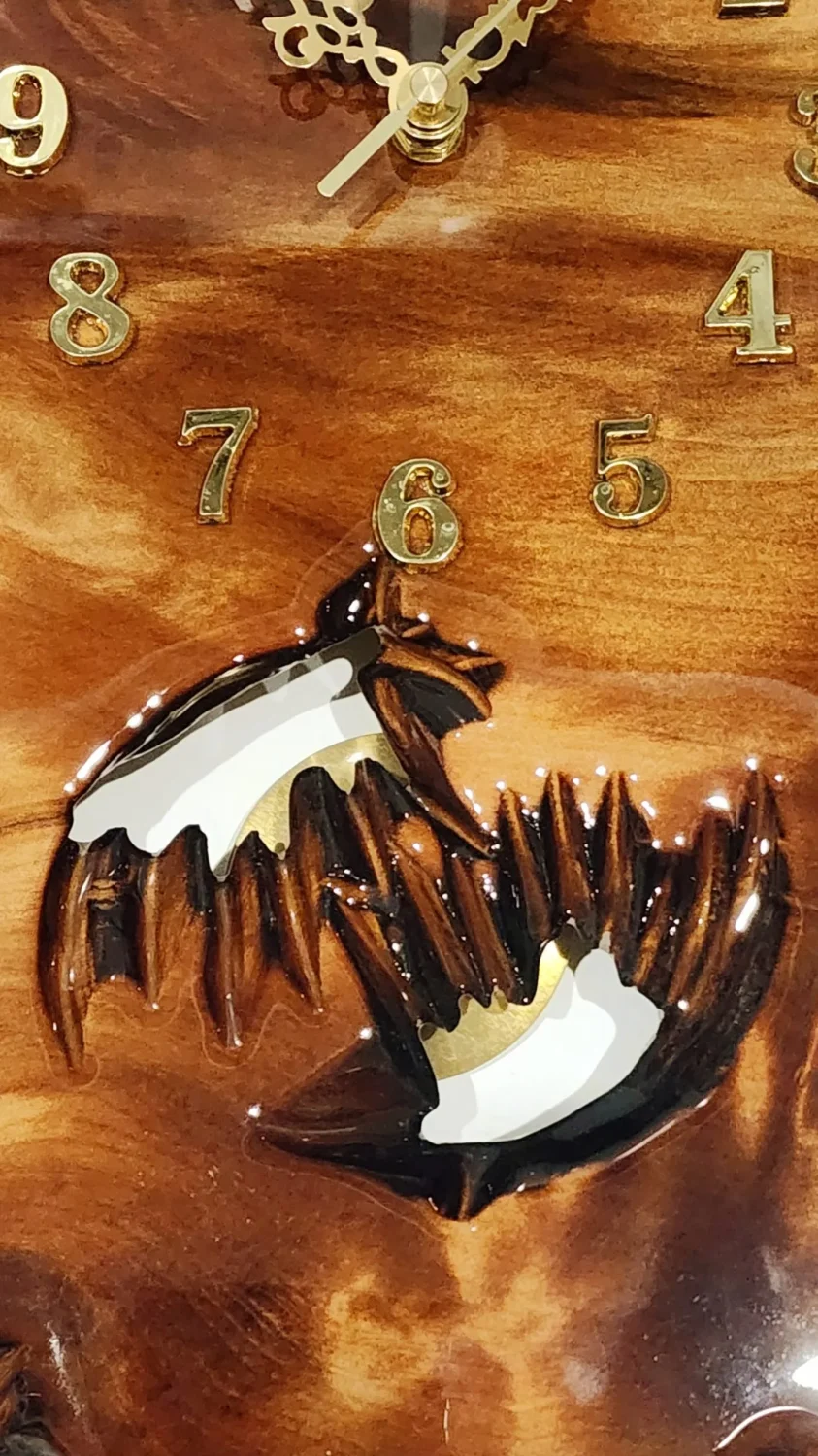 New Zealand Swamp Kauri Pendulum Wall Clock  - KC-LBZ