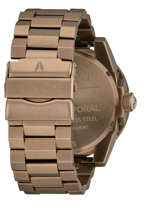NIXON 48 mm Corporal Stainless Steel Watch – A346-5301-00