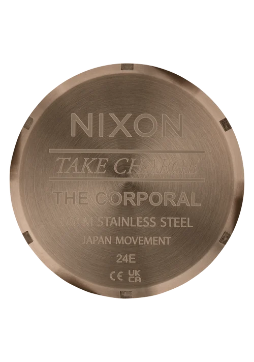 NIXON 48 mm Corporal Stainless Steel Watch – A346-5301-00