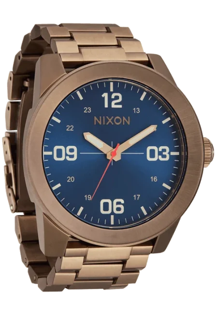 NIXON 48 mm Corporal Stainless Steel Watch – A346-5301-00