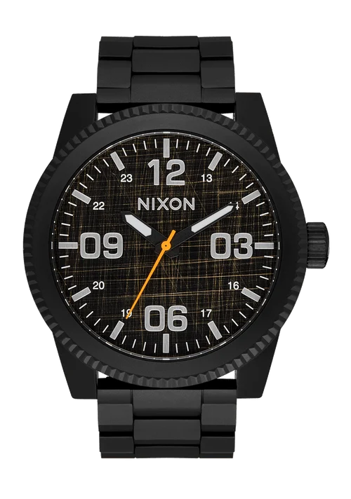 NIXON 48 mm Corporal Stainless Steel Watch – A346-5305-00