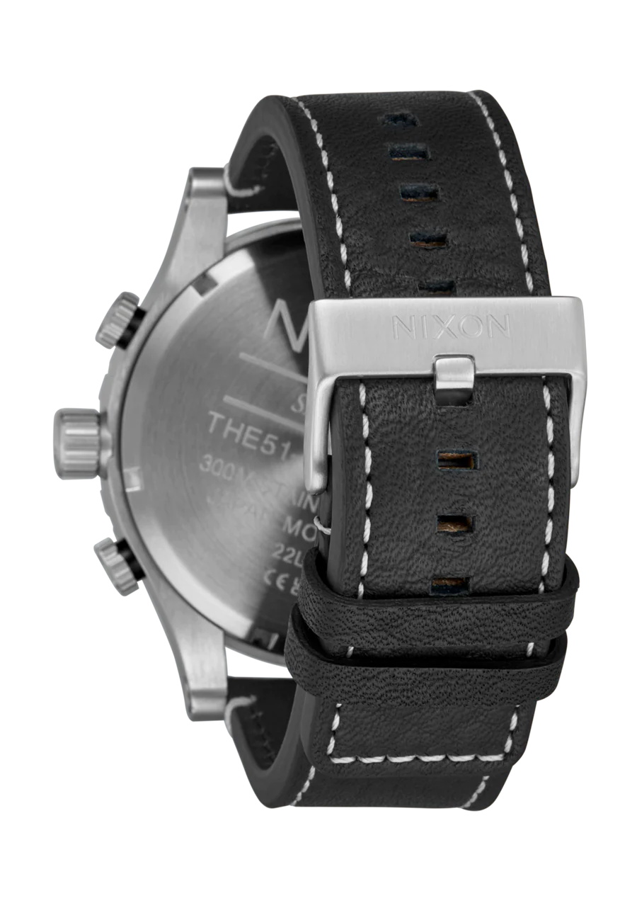 NIXON 51-30 Chrono Leather Watch - A1392-5199-00