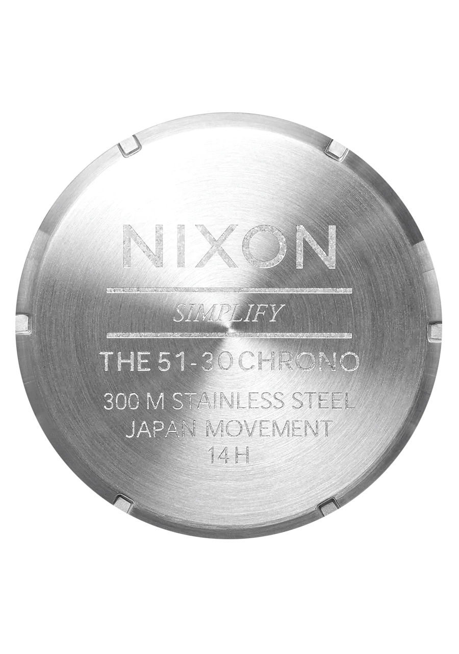 NIXON 51-30 Chrono Leather Watch - A1392-5199-00
