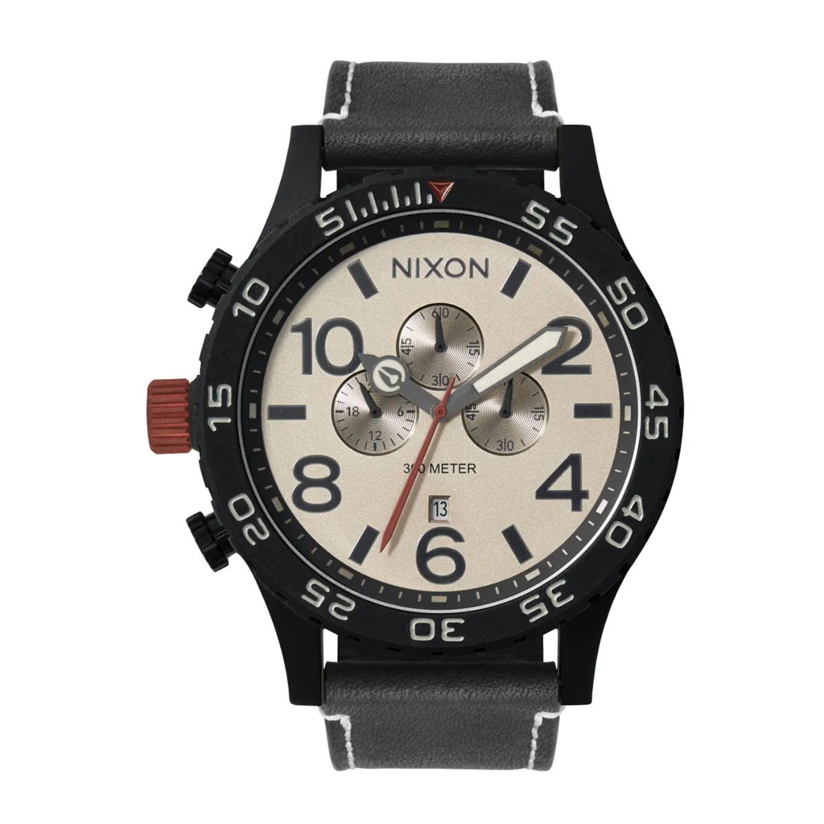 NIXON 51-30 Chrono Leather Watch - A1392-5238-00