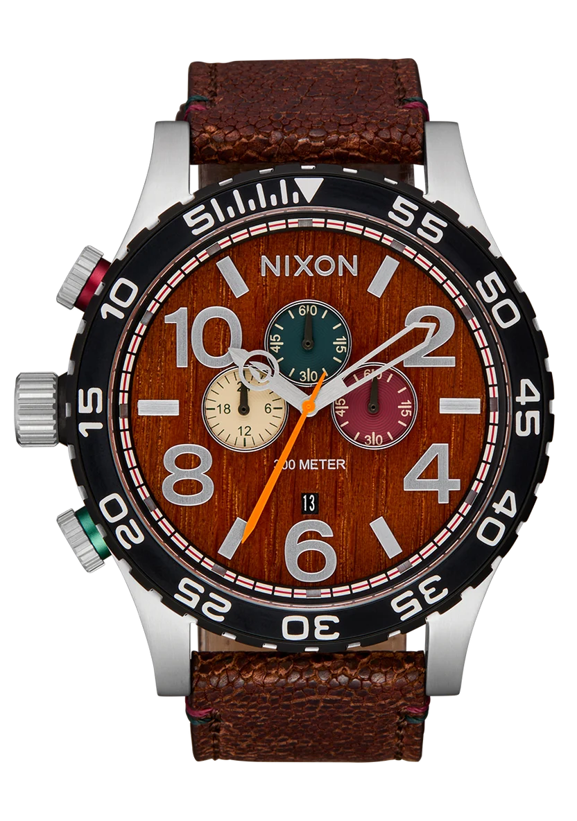 NIXON 51-30 Chrono Leather Watch - A1392-5341-00