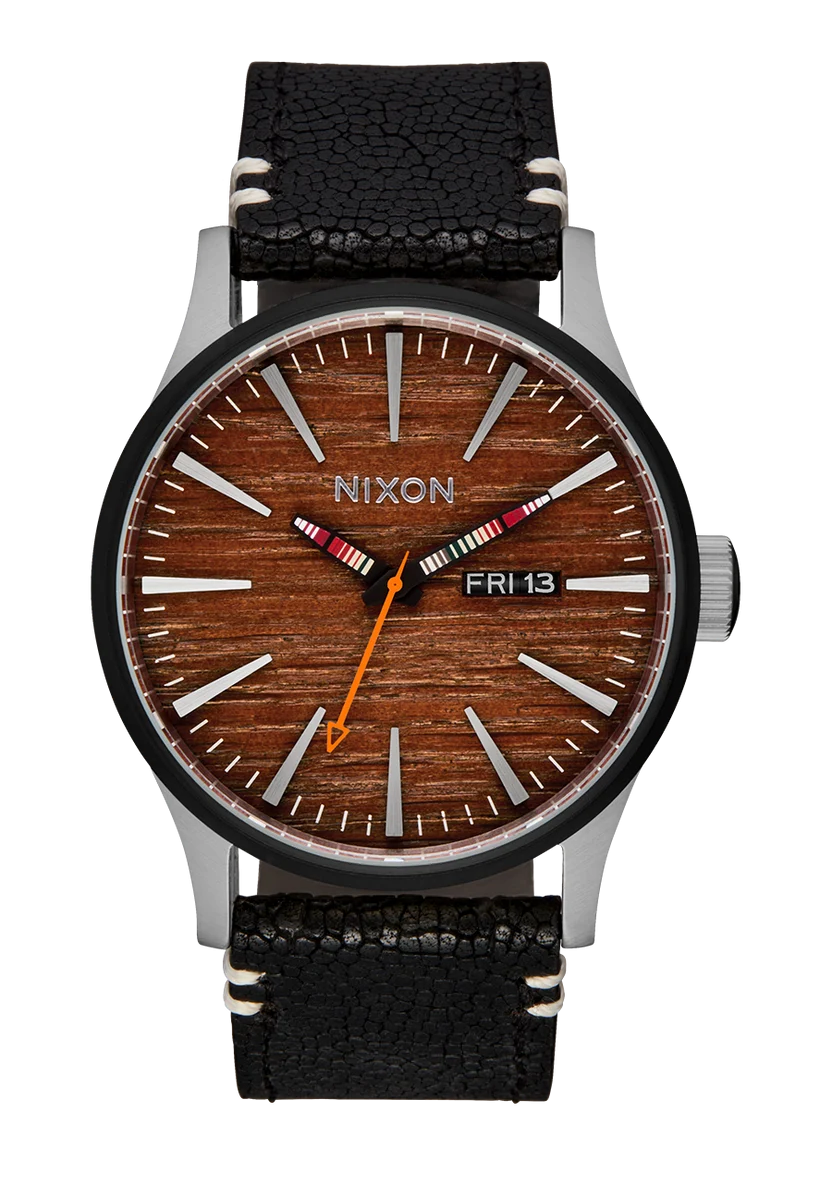 NIXON Sentry Leather 100M Watch - A105-5342-00