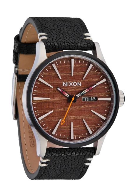 NIXON Sentry Leather 100M Watch - A105-5342-00