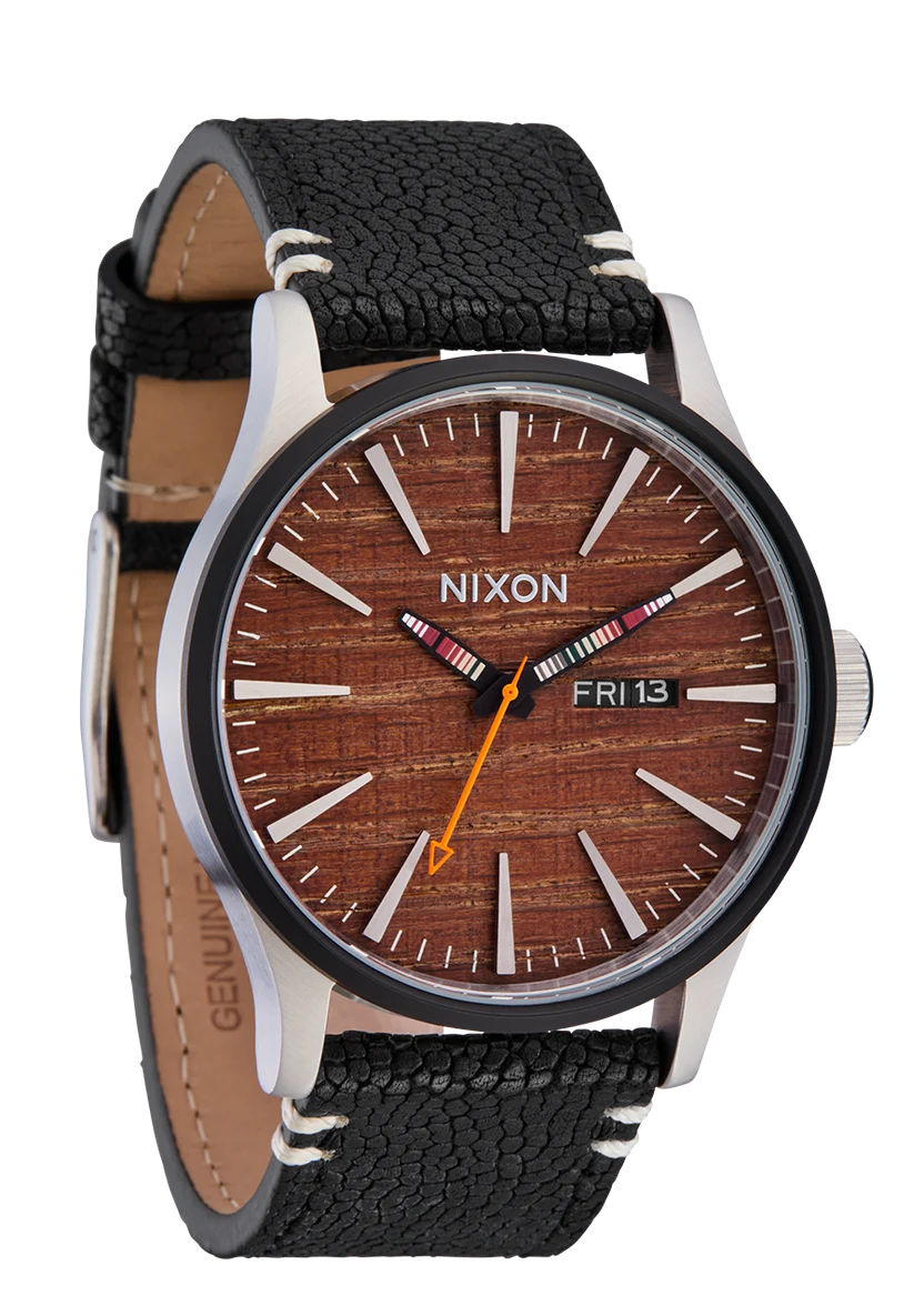 NIXON Sentry Leather 100M Watch - A105-5342-00