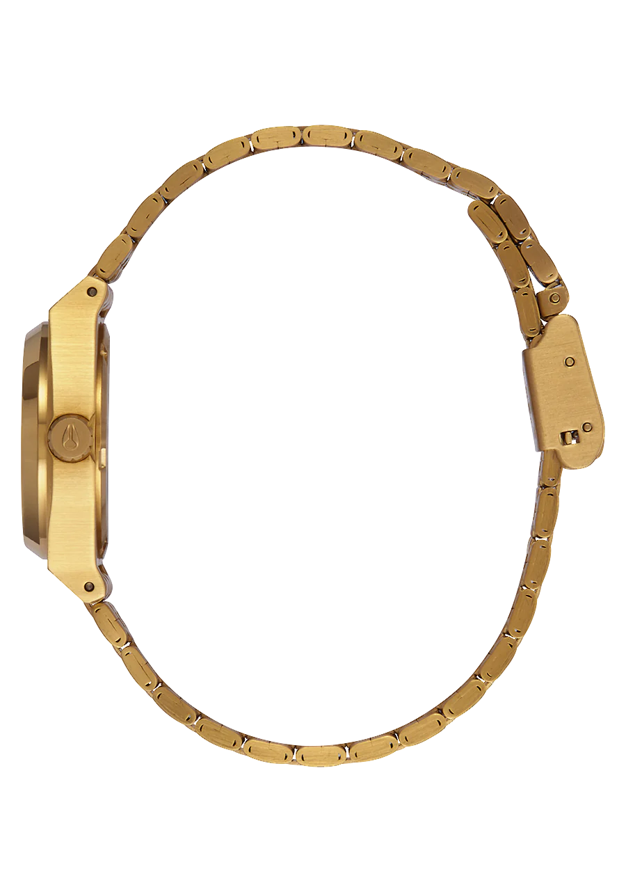 NIXON Small Time Teller All Gold Tone Ladies Watch - A399-502-00