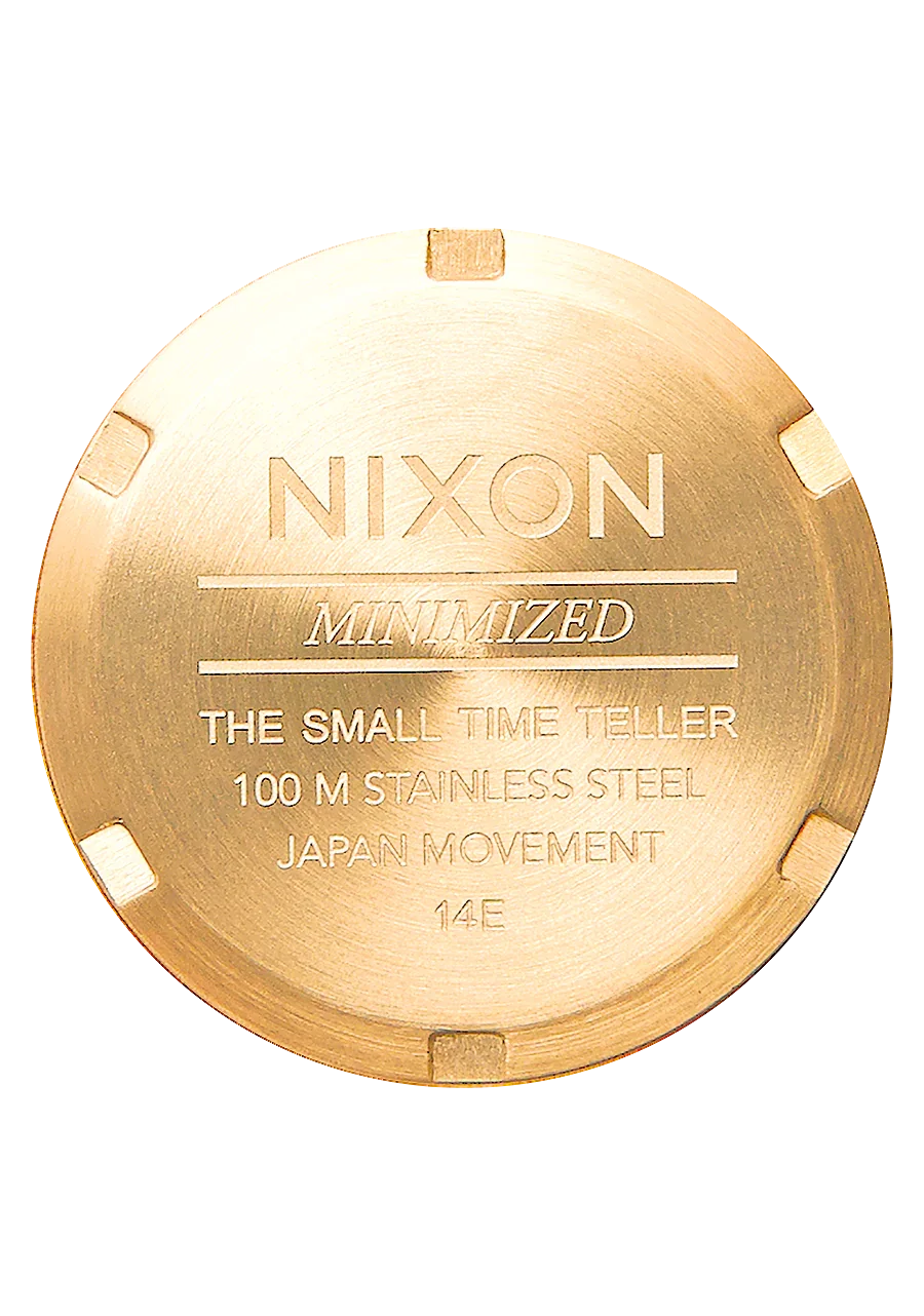 NIXON Small Time Teller All Gold Tone Ladies Watch - A399-502-00