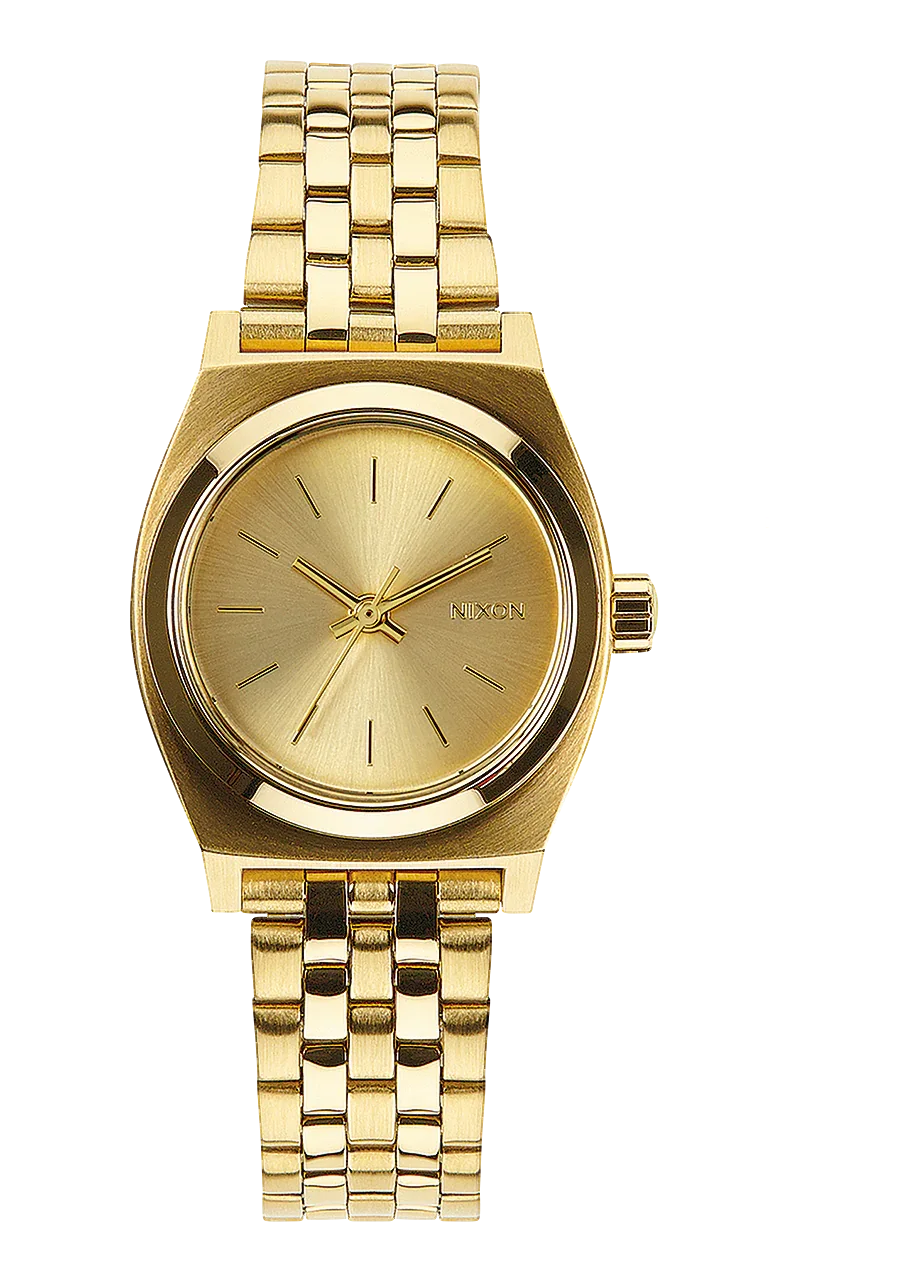 NIXON Small Time Teller All Gold Tone Ladies Watch - A399-502-00