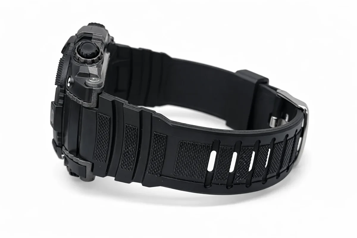 Pasnew Digital Sports Watch 50mm, 50M Water Resistant, LED Light, Alarm, Stopwatch & Timer- PSE636GREY