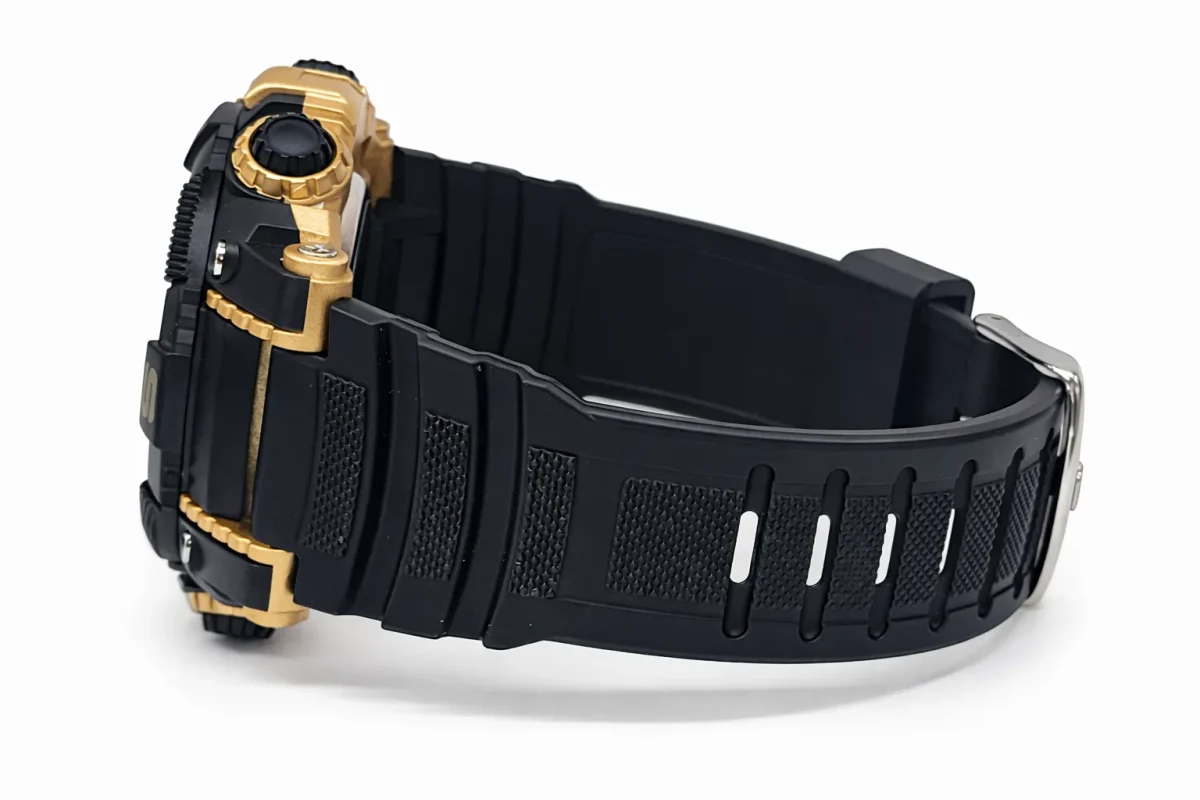 Pasnew Digital Sports Watch Black & Gold 50mm – 50M Water Resistant- PSE636GOLD