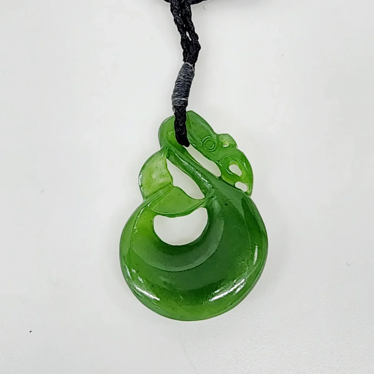 Pounamu Manaia Whale's Tail Necklace