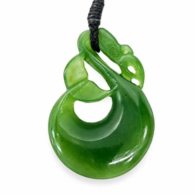 Pounamu Manaia Whale's Tail Necklace