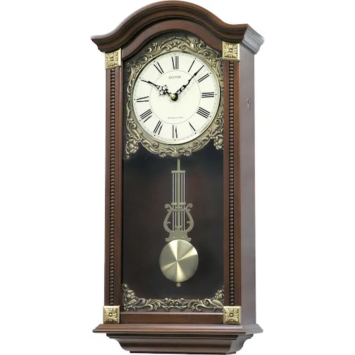 Rhythm Large Deluxe Wooden Pendulum Wall Clock With Westminster Chime - CMJ524NR06